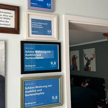 Schoene Mit Ausblick Und Gartensitzplatz Lägenhet Lörrach