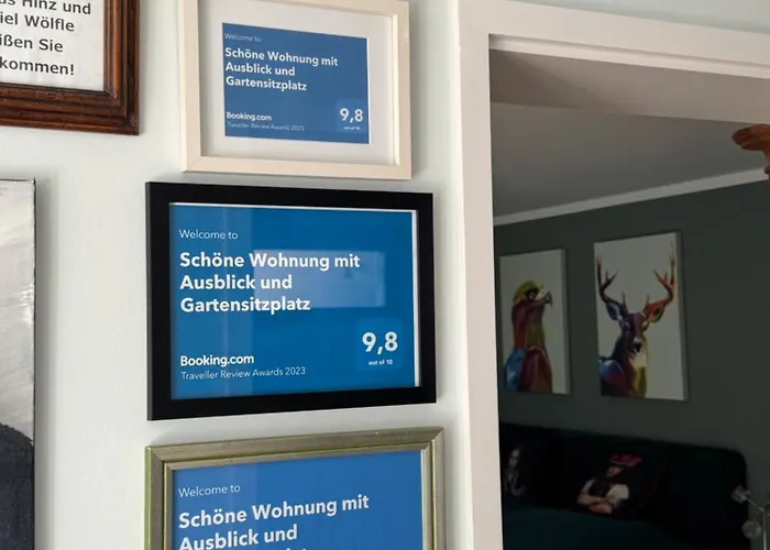 Schoene Mit Ausblick Und Gartensitzplatz Lägenhet Lörrach